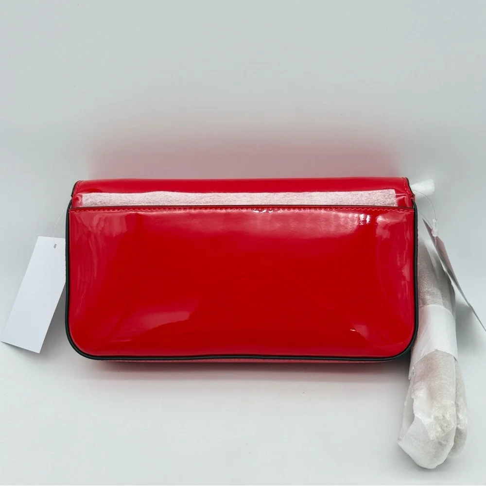 Kate Spade Bridget Patent Mini Crossbody KS Bright Red - Picture 2 of 16